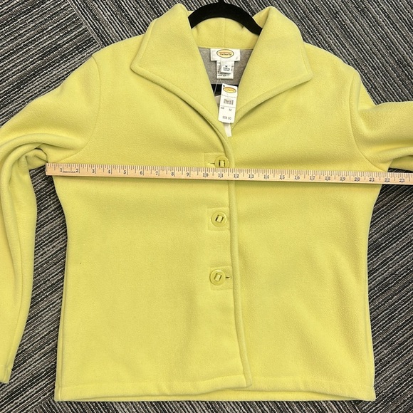 NWT Talbots Women’s Button Coat Pale Green Size M - Picture 4 of 5